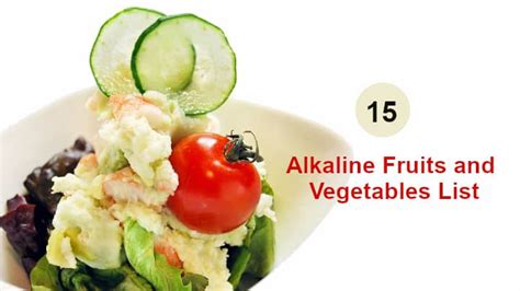 15 Fresh Alkaline Fruits and Vegetables List to Include in your Diet