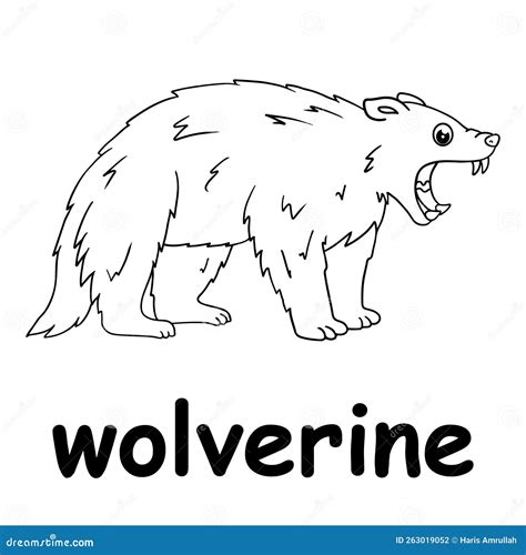 Wolverine Animal Icon. Cartoon Vector | CartoonDealer.com #258937307