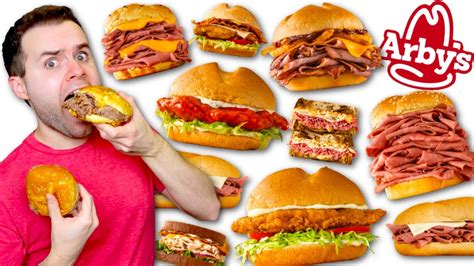 I tried every sandwich from ARBY'S! Which Is The Best? - Fast Food Full Menu REVIEW! - YouTube