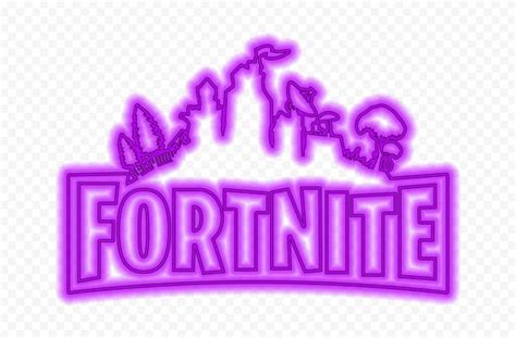 Cool Neon Fortnite Logo