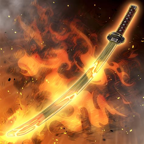 Burning Bamboo Sword [Artwork] by nhociory on DeviantArt