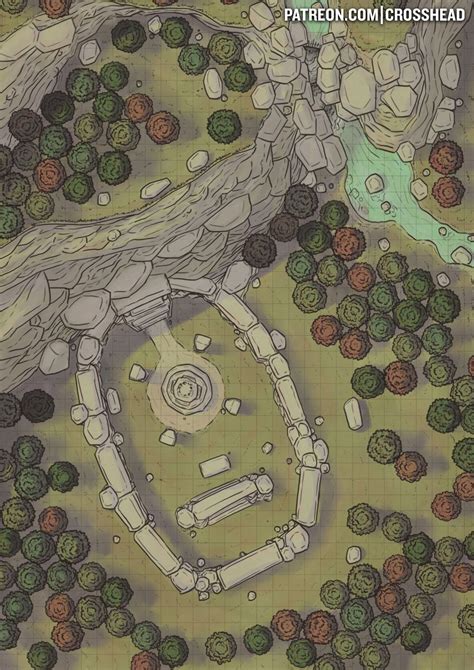 Forest Battlemaps + Tutorial | CROSSHEAD STUDIOS | Mappe, Idee, Paesaggi