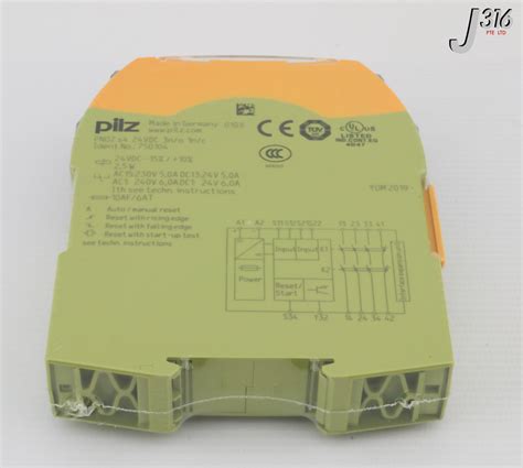 30963 PILZ SAFETY RELAY, PNOZ S4 24VDC 3N/O 1N/C (NEW) 750104 – J316Gallery