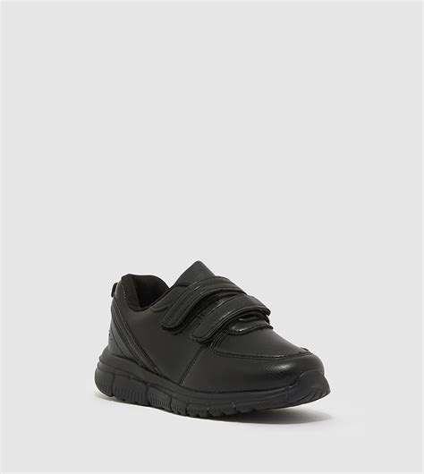 Buy Austin Reed @ CCC Solid School Shoes With Velcro Strap In Black ...