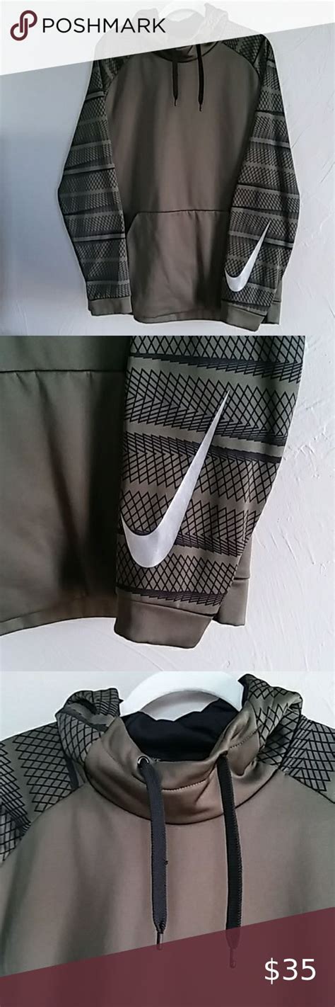 SOLD! Nike Dri Fit Olive Green Men's Hoodie SOLD! | Green hoodie men, Nike dri fit, Hoodies