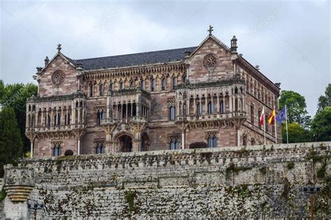 Palace Sobrellano, Comillas, Cantabria, Spain — Stock Photo © KarSol ...