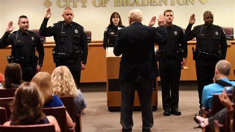 Bradenton Police Department welcomes 4 rookie police officers, promotes ...