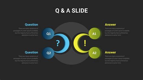 Dual Q&A Slide Presentation Template - SlideKit