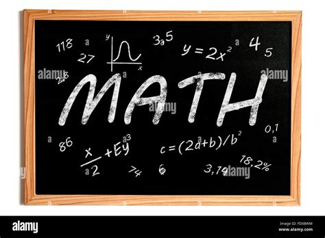 Chalkboard math hi-res stock photography and images - Alamy