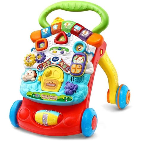 Vtech Sit-to-Stand ヴィテック 知恵玩具 英語 色 数字 音楽 9ヶ月〜3歳 手押し車 プルトイ ...