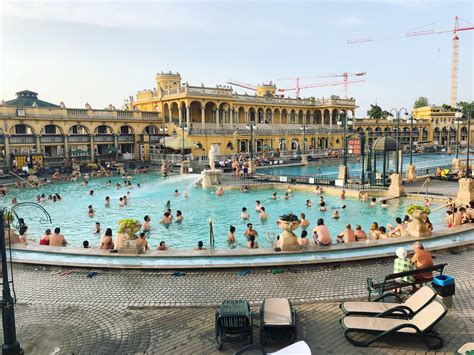 Széchenyi Thermal Baths in Budapest. My BF and I were there a couple months ago. Alcohol was ...