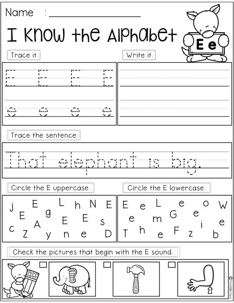 Free Printable Writing Worksheets For 1St Grade