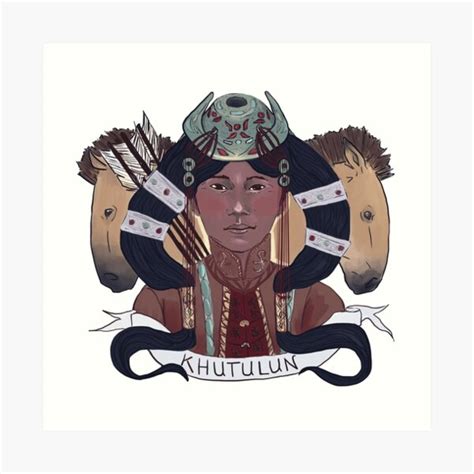 "Khutulun" Art Print for Sale by alyssasketches | Redbubble