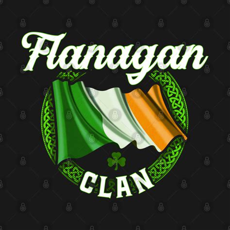 Flanagan Surname Irish Last Name Ireland Flag - Flanagan Family - T ...