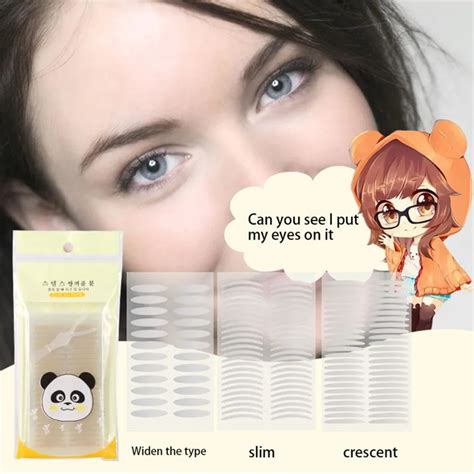 New Eyelid Sticker Tools 72Pairs Clear Wide/Thin Invisible Double ...