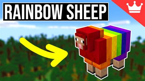 How to Make a Rainbow Sheep in Minecraft (All Versions) - YouTube