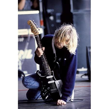 Amazon.com: Posterservice Kurt Cobain Guitar Poster: Nirvana Poster: Posters & Prints