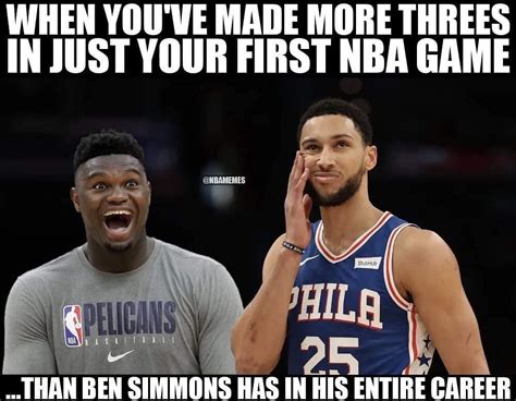 Ben Simmons Memes / Ben Simmons Philadelphia 76ers And Lebron James Ben Simmons Basketball Jones ...