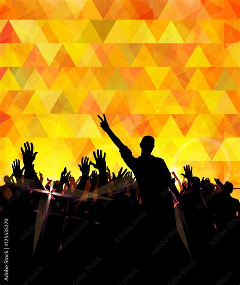 Concert. Vector illustration Stock Vector | Adobe Stock