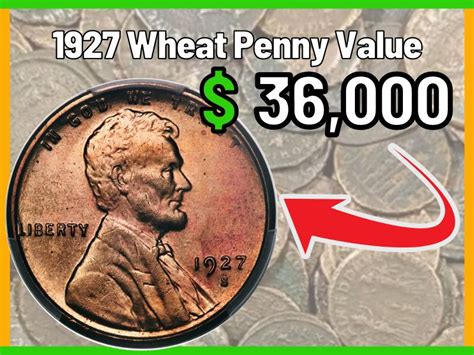 1927 Wheat Penny Value And Price Chart