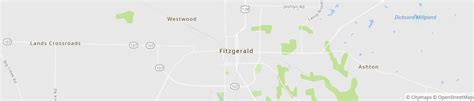 Fitzgerald Georgia Map | secretmuseum