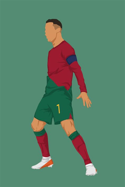 Lasthart: I will draw minimalist sports cartoon illustration for $10 on fiverr.com | Ronaldo ...