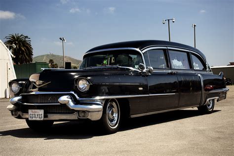 1956 Cadillac Hearse | Big black mid-fifties death wagon at … | Flickr