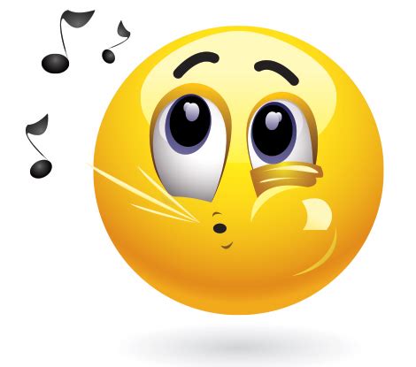 Whistling Emoticon - Share all your feelings using our eclectic ...