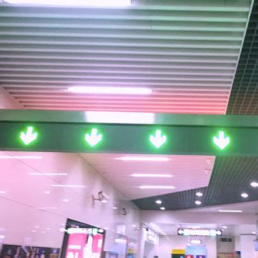 Variable LED Entrance Sign With Arrow LED Exit Sign Board China