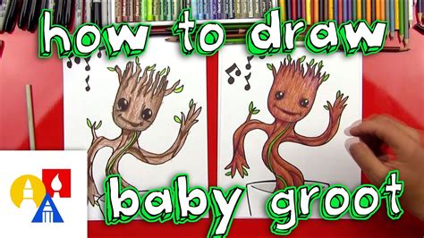 How To Draw Baby Groot #25