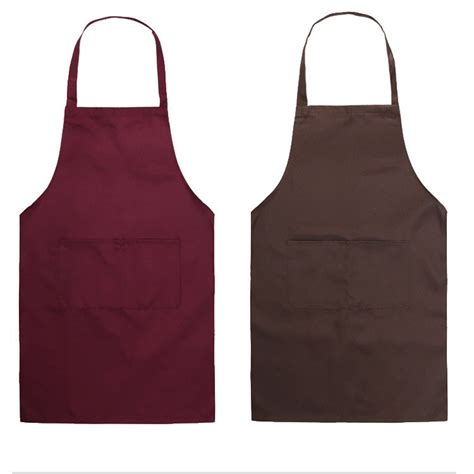 Cooking Aprons Men Long Section Simple Antifouling Male Chef Adult Bib Apron Kitchen Cooking ...