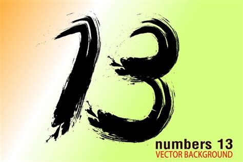 13 number Images | Free Vectors, Stock Photos & PSD