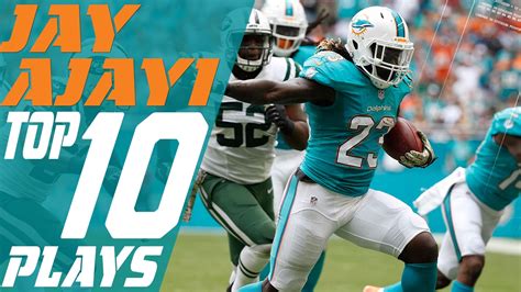 Jay Ajayi's Top 10 Plays of the 2016 Season | Miami Dolphins | NFL Highlights - YouTube