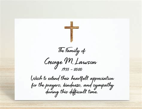 Free, Printable Funeral Thank You Card Templates To, 49% OFF