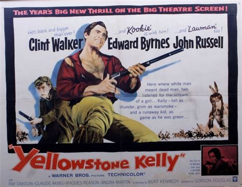 "Yellowstone Kelly" Original Movie Poster (1959)