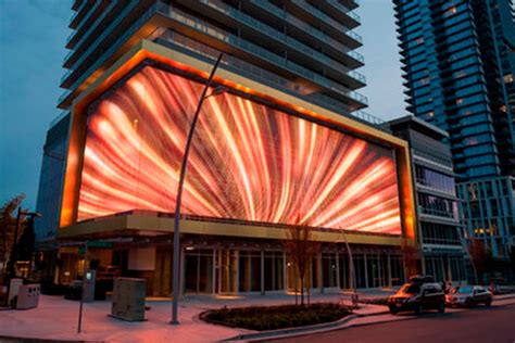 The LED mesh behind a giant public art display : Visual Displays Ltd