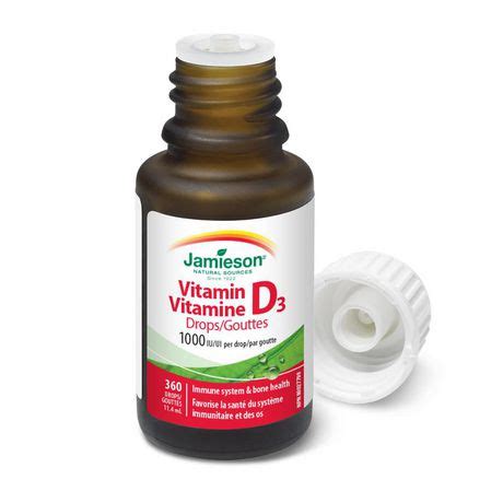 Jamieson Vitamin D 1,000 IU Higher Potency Droplets | Walmart Canada