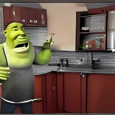 I caught Shrek smoking weed in my kitchen : r/NeuralBlender