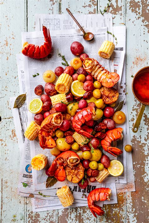 Cajun Maine Lobster Boil - Maine Lobster Recipe