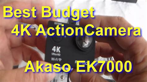 Unboxing and Using AKASO EK7000 4K Action Camera with LOADS of Test ...