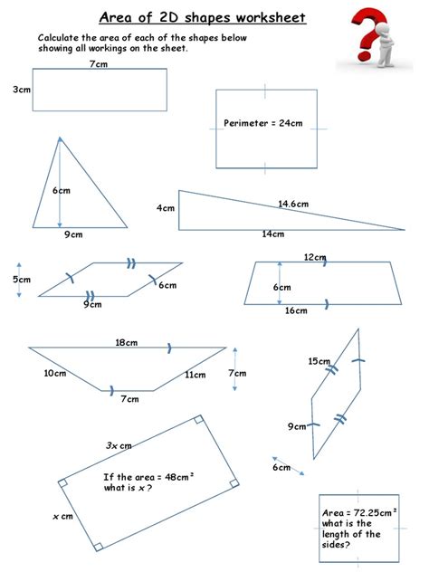 Area of 2D Shapes | PDF