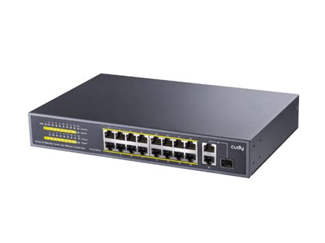 Cudy 16-Port Unmanaged PoE+ Switch - Rack Mount - tech.co.za