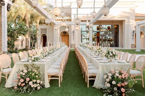 An Elegant Outdoor Wedding At The Four Seasons Dubai ~ WedLuxe Magazine | Wedding decor elegant ...