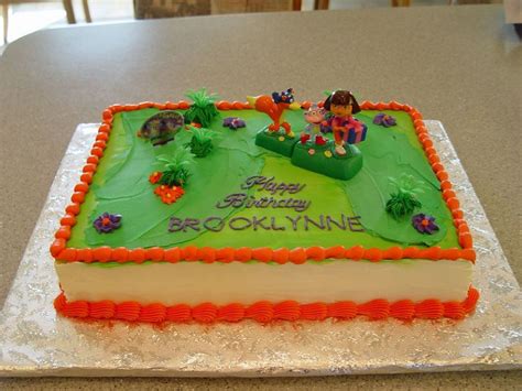 Dora Birthday Cake - CakeCentral.com