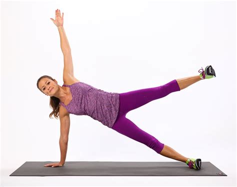 Side Plank (Right Side) | Round-the-World Plank Exercise | POPSUGAR Fitness Photo 3