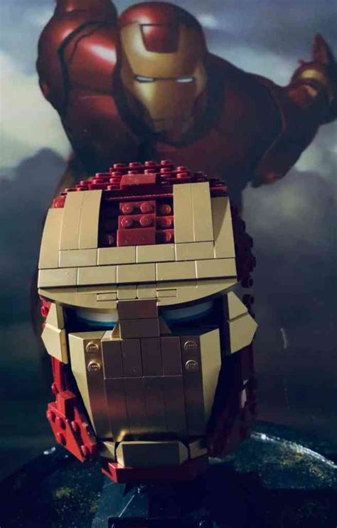 Lego Iron Man Helmet Set : GoGadgetGal