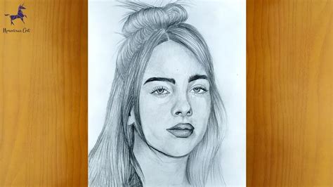 Billie Eilish Drawing || Pencil Sketch | Sketches, Pencil drawings, Drawings