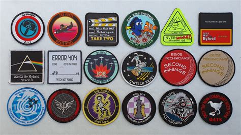 Humourous Air Force patches used for promotion — Belgique Badges