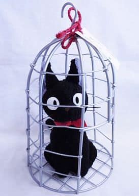 Plush toy JIJI OSUMASHI JIJI Plush toy S (SPECIAL BASKET INCLUDED ...