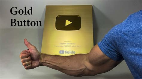 Unboxing the YouTube Golden Play Button award - YouTube